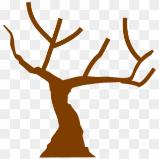 Tree Clip Art At Clker - Brown Tree Trunk Clipart - Png Download
