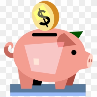 Piggy Bank Teaches Thrift And Savings - Punxsutawney Phil Clipart