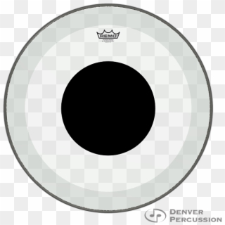 Remo Controlled Sound Coated Black Dot Drum Head Clipart