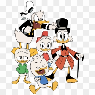 His Grandnephews Huey, Dewey And Louie, Temperamental - Scrooge Mcduck And Donald Trump Clipart