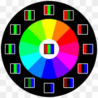 Rgb Color Wheel Pixel - Pixel Color Wheel Clipart