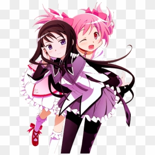 “ Transparent Cuties ” - Anime Girl Best Friends Clipart