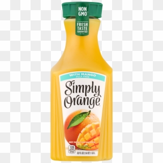 Simply, Orange Juice Blend With Mango Pulp Free, 52 - Simply Orange 52 Oz Clipart