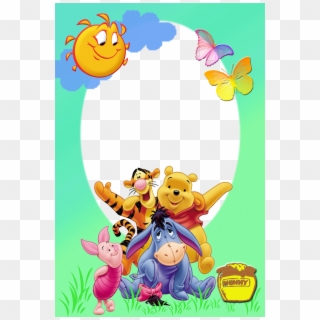 Marcos Gratis Para Fotos - 4 Winnie The Pooh Characters Clipart