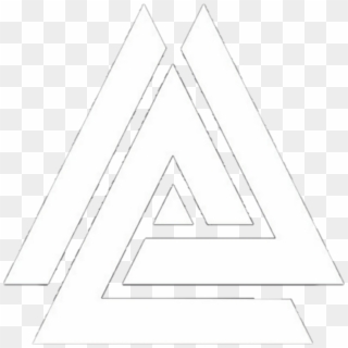 #triangle #white #triangles #lines #triangulo #blanco - Triangle Clipart