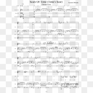 Chrono Cross- Scars Of Time Sheet Music For Flute, - Sheet Music Clipart