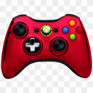 Red Chrome Xbox 360 Controller Clipart