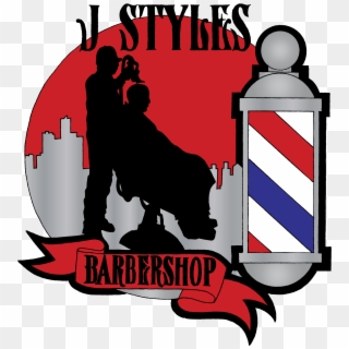 Haircut Clipart Barber Pole - Barber - Png Download