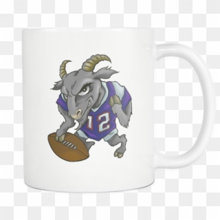Tom Brady Goat Mug - Cartoon Clipart
