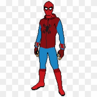 Spider Man Homecoming Homemade Suit Drawing , Png - Spiderman Homemade Suit Homecoming Drawing Clipart