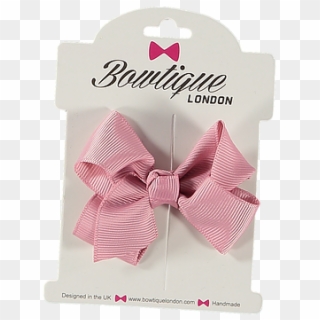 Bowtique London Pink Grosgrain Bow Hair Clip - Wedding Favors - Png Download
