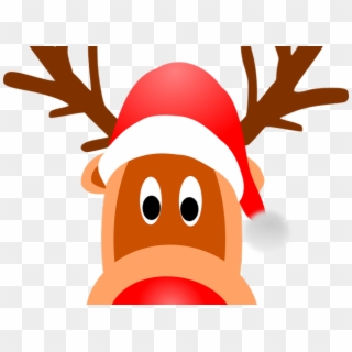 Reindeer Antlers Headband Png - Christmas Reindeer Face Clipart