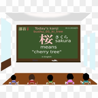 This Free Icons Png Design Of Today's Kanji 115 Sakura Clipart