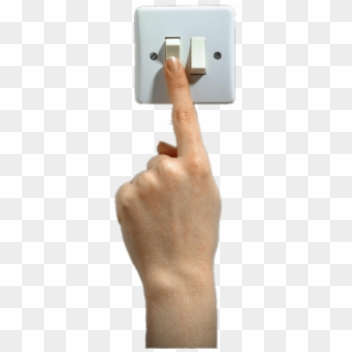 Finger On Light Switch - Off Clipart