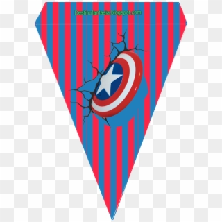 Rótulos Embalagens Festa Capitão America - Captain America Clipart