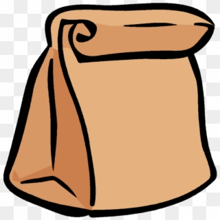 Brown Bag Lunch Clip Art 6zdteu Clipart - Brown Paper Bag Clip Art - Png Download