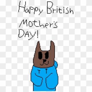 Happy British Mother's Day - Cartoon Clipart