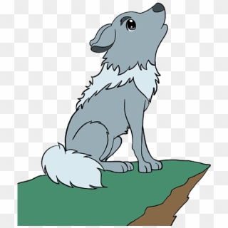 Collection Of Free Cliff - Cartoon Wolf Clipart