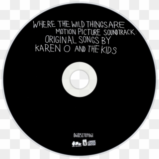 Karen O And The Kids Where The Wild Things Are Cd Disc - Cd Clipart