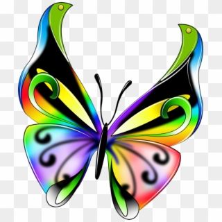 Mariposas Verdes, - Бабочка Клипарт На Прозрачном Фоне Clipart