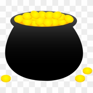 Pot Of Gold Coins - Pot Of Gold Clipart - Png Download
