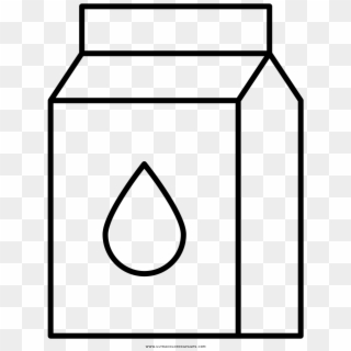 Milk Carton Png Black And White - Line Art Clipart
