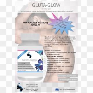 Gluta-glow Iv In A Pill - Flyer Clipart