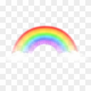 Free Png Download Rainbow With Clouds Transparent Png - Rainbows Clipart