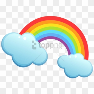 Free Png Rainbow Cloud Png Png Image With Transparent - Rainbow Cloud Png Clipart