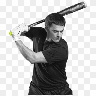 Man Swinging Baseball Bat Clipart
