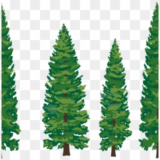 Pine Tree Forest Silhouette At Getdrawings - Pine Trees Clipart Png Transparent Png