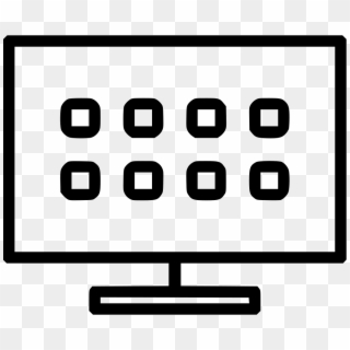 Png File - Smart Tv Png Icon Clipart