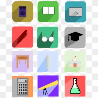 This Free Icons Png Design Of Education Long Shadow Clipart