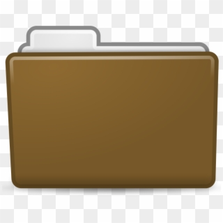 Medium Image - Brown Folder Clipart - Png Download