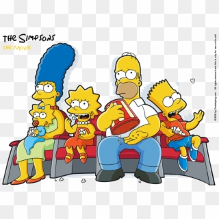 The Simpsons Transparent Png - Simpsons At The Movies Clipart