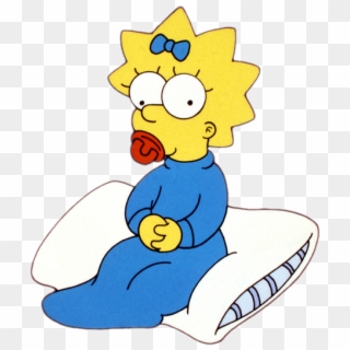 Cartoon Characters Simpsons Png - Maggie Simpson Png Clipart