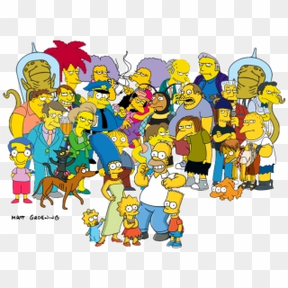 Simpsons Characters Clipart