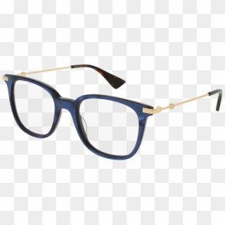Gg0110o-005 Blue Gold Eyeglasses / Demo Lenses Gucci - Gg0110o 006 Clipart