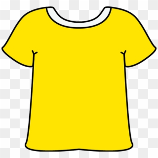 Banner Library Clip Art Images Yellow Tshirt With A - Yellow And White Tshirt - Png Download