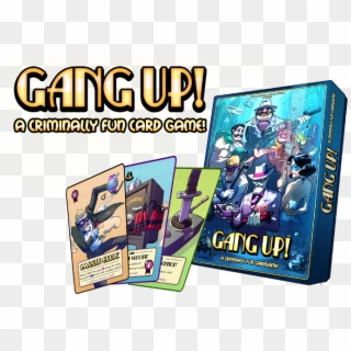 Clipart Gang Up A Criminally Fun Card Game - Kickstarter Card Games - Png Download