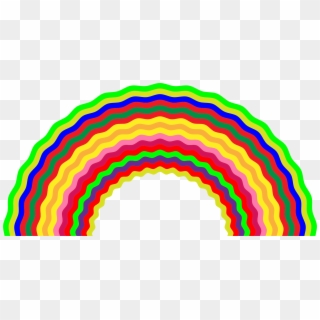 This Free Icons Png Design Of Wavy Rainbow Clipart