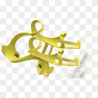 Banana Cage - Brass Clipart