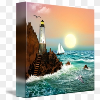 The Lighthouse Painting Art - Lighthouse Clipart