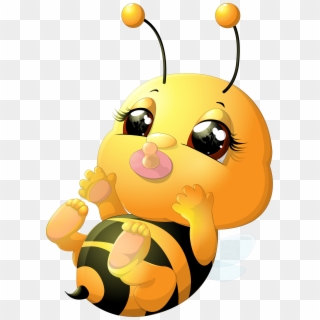 Beehive Honey Transprent Png - Baby Honey Bee Cartoon Clipart