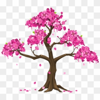 Free Png Download Pink Tree Png Images Background Png - Cherry Blossom Tree Clipart Transparent Png