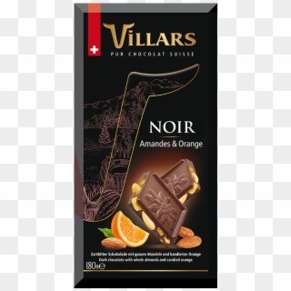 Villars Swiss Dark Chocolate With Whole Almonds And - Villars Swiss Chocolate Clipart
