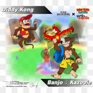 #smashbros #ultimate #banjo #kazooie #banjokazooie - Super Smash Bros Banjo Kazooie Clipart