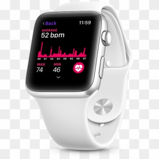 Heart Rate Tracking On Apple Watch To Track Sleep - Apple Watch Tracking Bpm Clipart