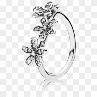 Dazzling Daisies Ring - Pandora 3 Flower Ring Clipart