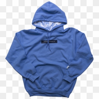 Stay Comfy Blue Lined Hoodie - Lilypichu Stay Comfy Hoodie Clipart